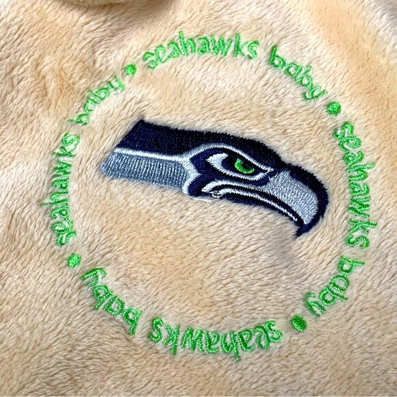 BabyFanatic Seattle‎ Seahawks Security Blanket Bear Licensed Lovie Lovey Buddy - Picture 3 of 12